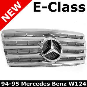 Mercedes Benz W124 E300 E320 E420 E500 Chrome Sport Front Hood Grille 
