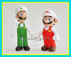 Super Mario Brothers Wii Figure Mario & Luigi Fire  