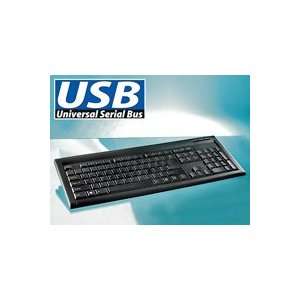 GeneralKeys Ultraflache USB Tastatur mit X Structure  