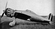 Macchi C.200 fighter prototype with enclosed cockpit.