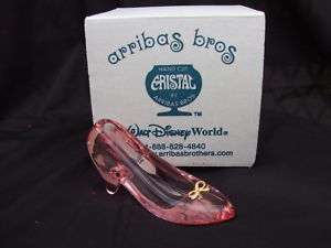 Walt Disney World Cinderella Slipper Pink Arribas NIB  