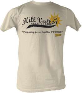 BACK TO THE FUTURE HILL VALLEY HIGH SCHOOL ADULT SHIRT  