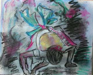 Drawing Impressionism Edgar Degas Style Dancers Ballet obras de arte 