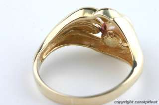 Perlenring in Gold Ring mit Perle Damenring  