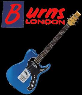 Burns Of London SONIC Blue with Case and Extras NEW  