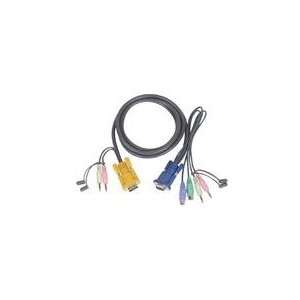 ATEN 10 ft. PS/2 KVM Cable with Audio Electronics