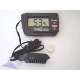 Digital Thermometer + Hygrometer Combined with Remote Probes MAX/MIN 