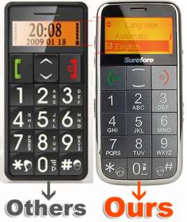   Key SOS Big Button/FONT Mobile Phone Elderly Senior Citizen  