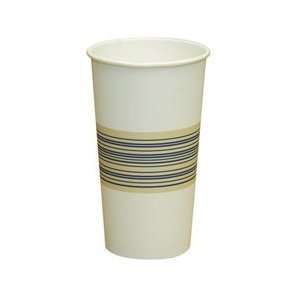  BOARDWALK 20OZ PAPER HOT CUP 20/25 WHITE W/BLUE AND TAN 