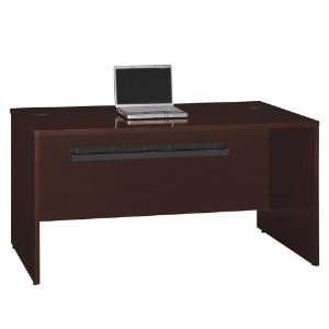   Bush Quantum Desk Shell, 60inch W, Harvest Cherry QT0601CS Furniture