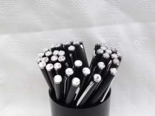 Black Ballpoint Pen with Crystal Swarovski Elements BN  
