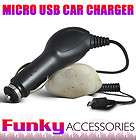 BLACK MICRO USB IN CAR PHONE CHARGER FOR T MOBILE UNITY