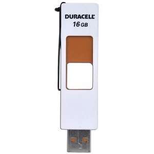  Duracell Illusion 16GB USB 2.0 Flash Drive (White/Copper 