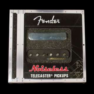 Fender Vintage Noiseless Telecaster Pickup Set Black  