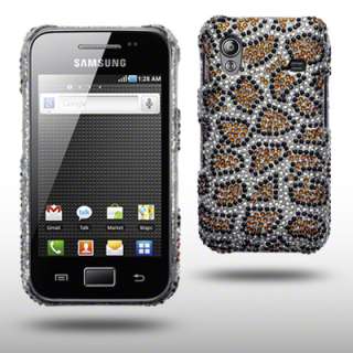 LEOPARD SPOTS BLING CASE FOR SAMSUNG GALAXY ACE S5830  