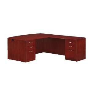   Front Executive L Shaped Desk by DMI Office Furniture