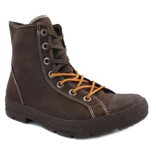 Converse Outsider High Mens Leather Lace Up Boots Chocolate  