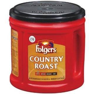 Folgers Coffee Ground Country Roast, 34.5 Ounce Packages (Pack of 2)