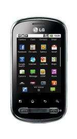 LG Optimus Me P350 Black on Orange PAYG Mobile Phone 5055015240717 