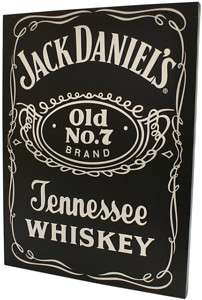   poster tableau toile whisky jack daniels logo