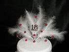 Beautiful Cake Topper 18th Birthday   Red   1 Available