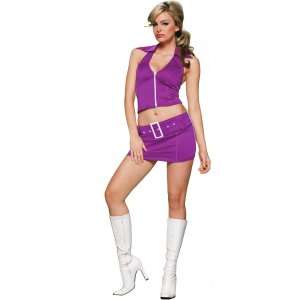 Soda Pop Girl (Purple) Adult Costume, 21751 