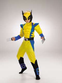 Child Deluxe Muscle Chest Wolverine Costume   X Men Costumes 