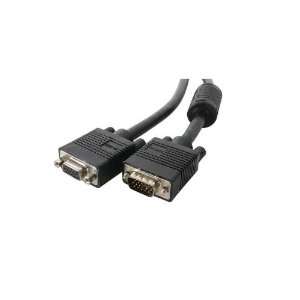  ft Coax High Resolution VGA Monitor Extension Cable HD15 M/F Black