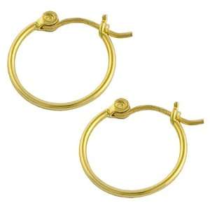  14 Karat Yellow Gold Hoops Earrings (12 mm) Jewelry