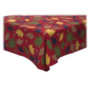  Tag 60x84 Inch Falling Leaves Tablecloth