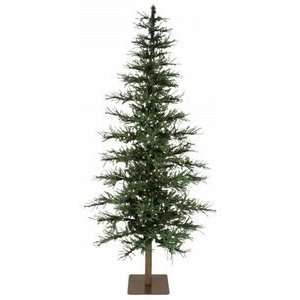  7 Untrimmed Jersey Pine Green Christmas Tree Pre Lit 