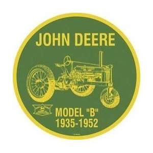  John Deere Round Model B Tractor Sign
