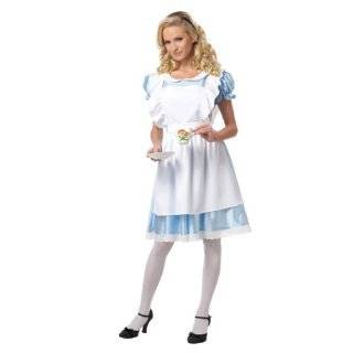  Girls Kids Costume Alice in Wonderland Dress Outfit Girls 