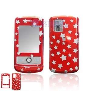  LG CU720 Shine Cell Phone Red/Silver Stars Design 