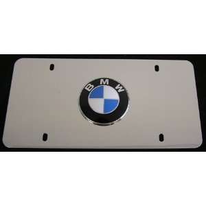 Chrome BMW 3D License Plate Automotive