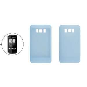  Gino Light Blue Silicone Skin Soft Case for HTC Touch HD2 