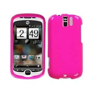 Neon Hot Pink Phone Cover Protector Case for HTC myTouch 