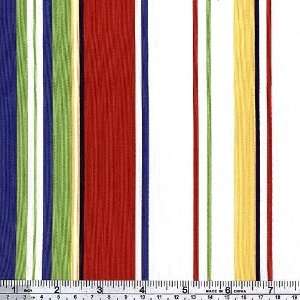   Miller Stripe Play Red Fabric By The Yard Arts, Crafts & Sewing
