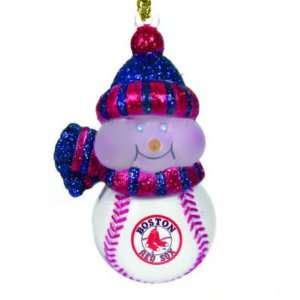 BOSTON RED SOX LIGHT UP CHRISTMAS ORNAMENTS (3)  Sports 