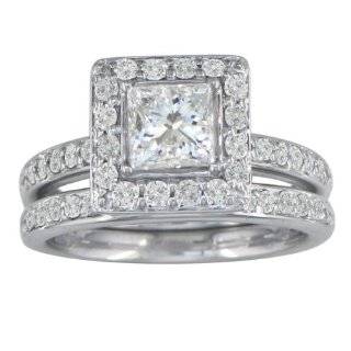   Diamond Engagement Ring in 14k White Gold  Size 4 Diamond Me Jewelry