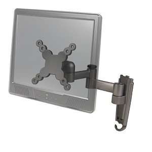   27 LCD/TV Articulating Double Arm Wall Mount (Silver) Electronics
