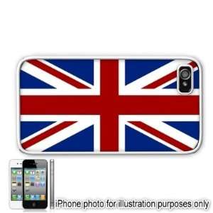   Union Jack Flag Apple Iphone 4 4s Case Cover White 