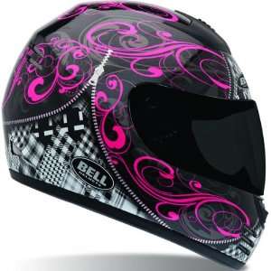  Bell Womens Arrow Zipped Helmet   X Large/Black/Pink 