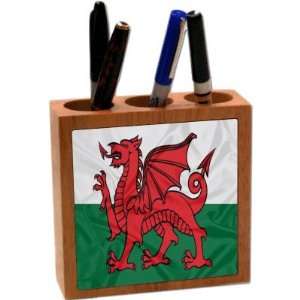 com Rikki KnightTM Wales Flag 5 Inch Tile Maple Finished Wooden Tile 