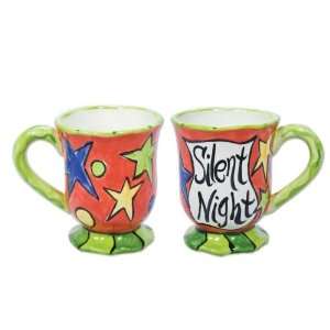  Silent Night Hand Painted Ceramic Mug 
