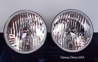 1940 54 Chevy CAR HALOGEN headlights NEW pair 12 V  