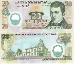 HONDURAS 20 Lempiras Banknote World Currency Money BILL  