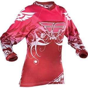  Fly Racing Womens Kinetic Jersey   2009   Small/Pink Automotive