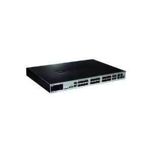 xStack Managed 24 Port Layer 3 SFP Switch with 4 Combo 1Gigabit Ports 
