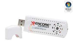   ENCORE ATSC Digital TV USB Stick w/ Remote ENUTV DAT USB 